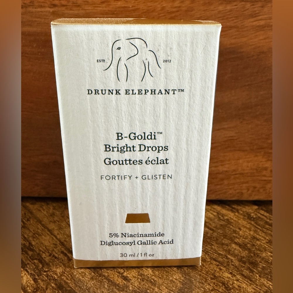 Drunk Elephant B-Goldi Bright Drops with Gold Accents